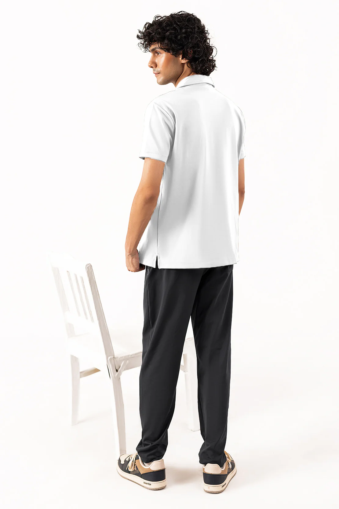 Structured Polo Collar Tee Shirt - Image 3