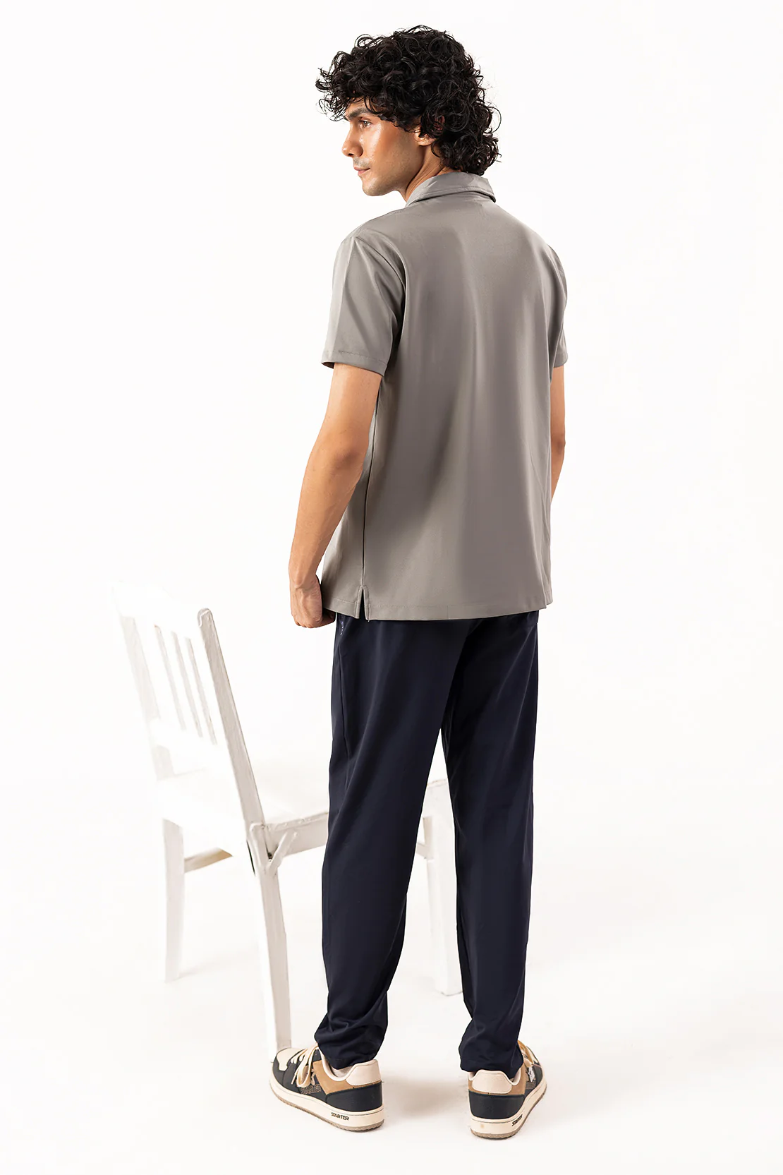 Structured Polo Collar Tee Shirt - Image 5