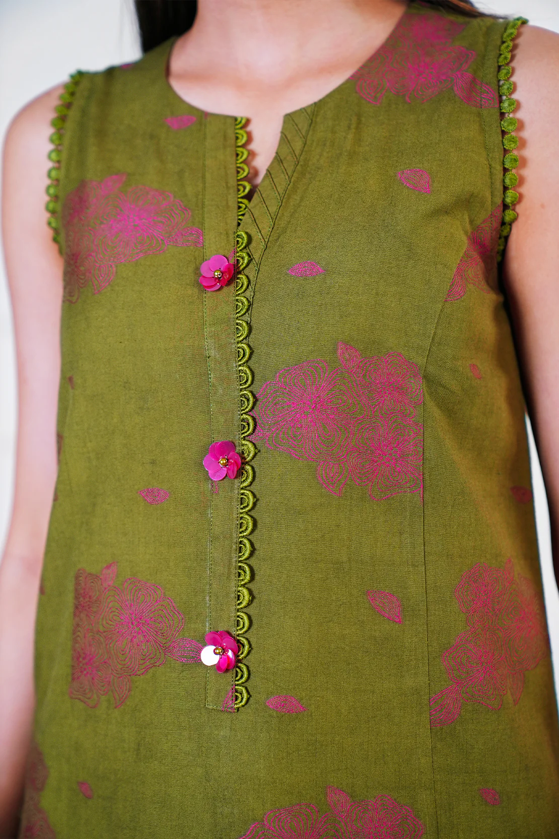 Unstitched Cotton Jacquard 3 Piece - Image 6