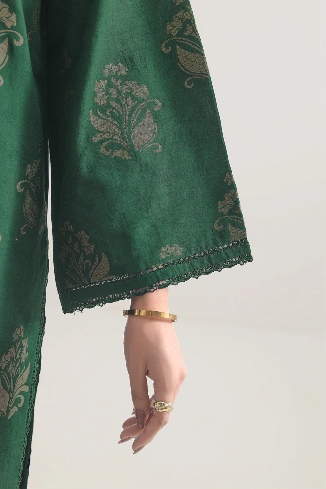 Unstitched Cotton Jacquard 3 Piece - Image 5