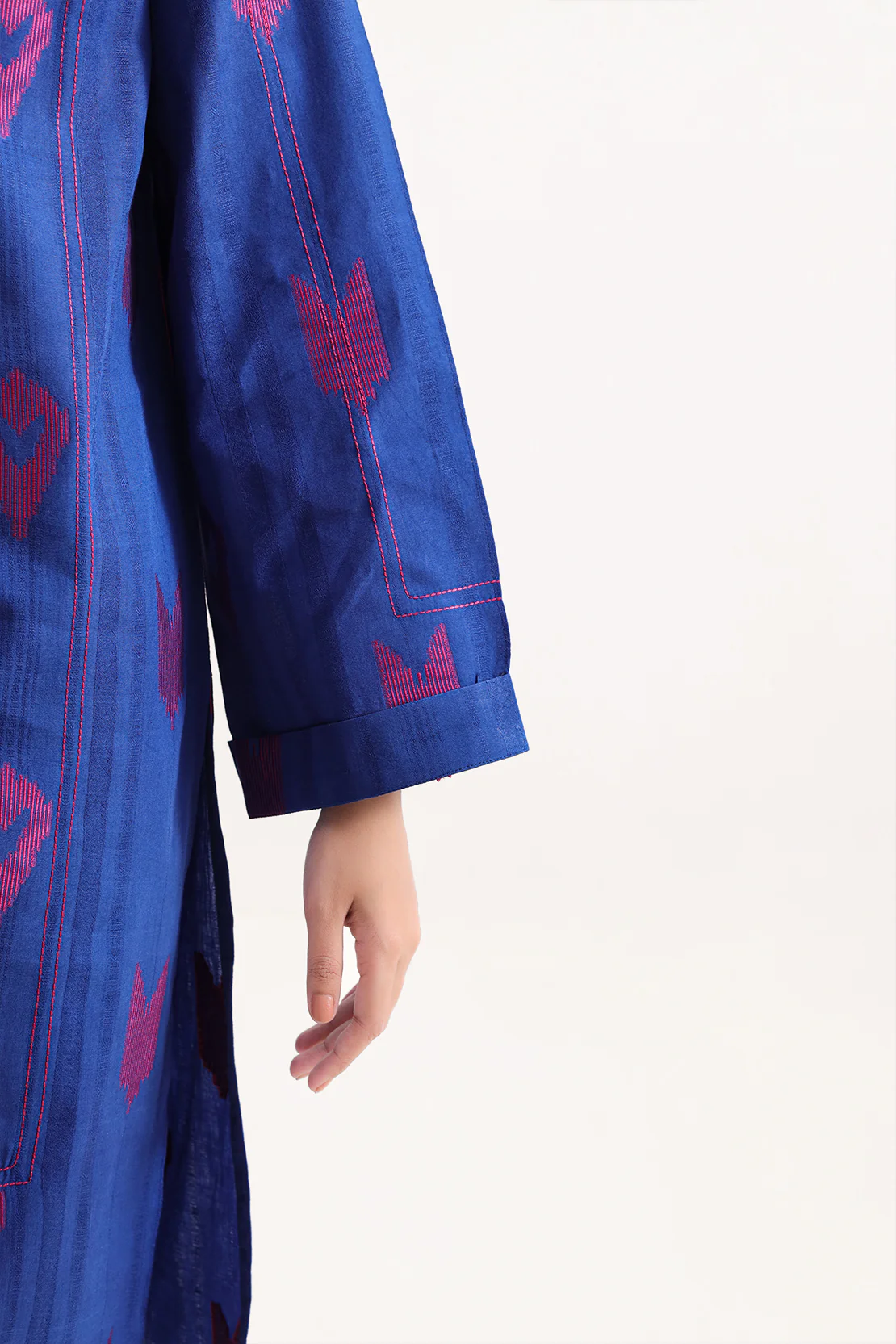 Unstitched Cotton Jacquard 3 Piece - Image 4