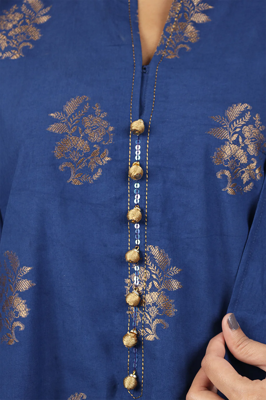 Unstitched Cotton Jacquard 3 Piece - Image 4