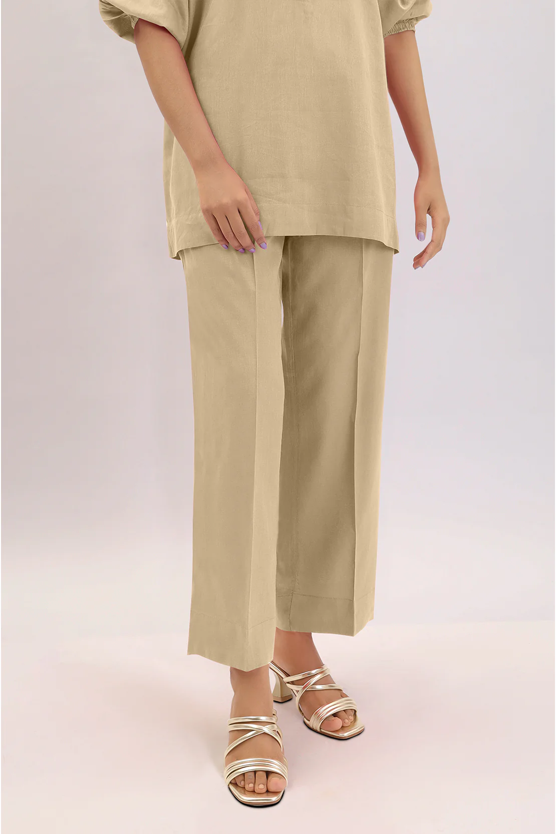 Unstitched Cotton Plain Trouser Fabric - Image 2