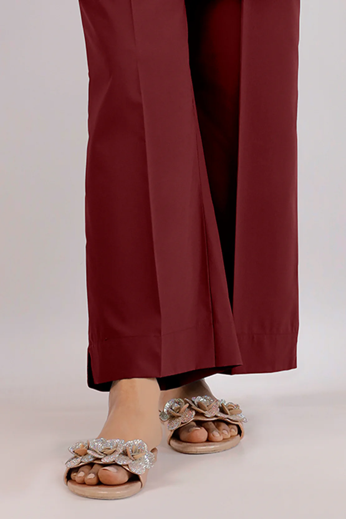 Unstitched Cotton Plain Trouser Fabric