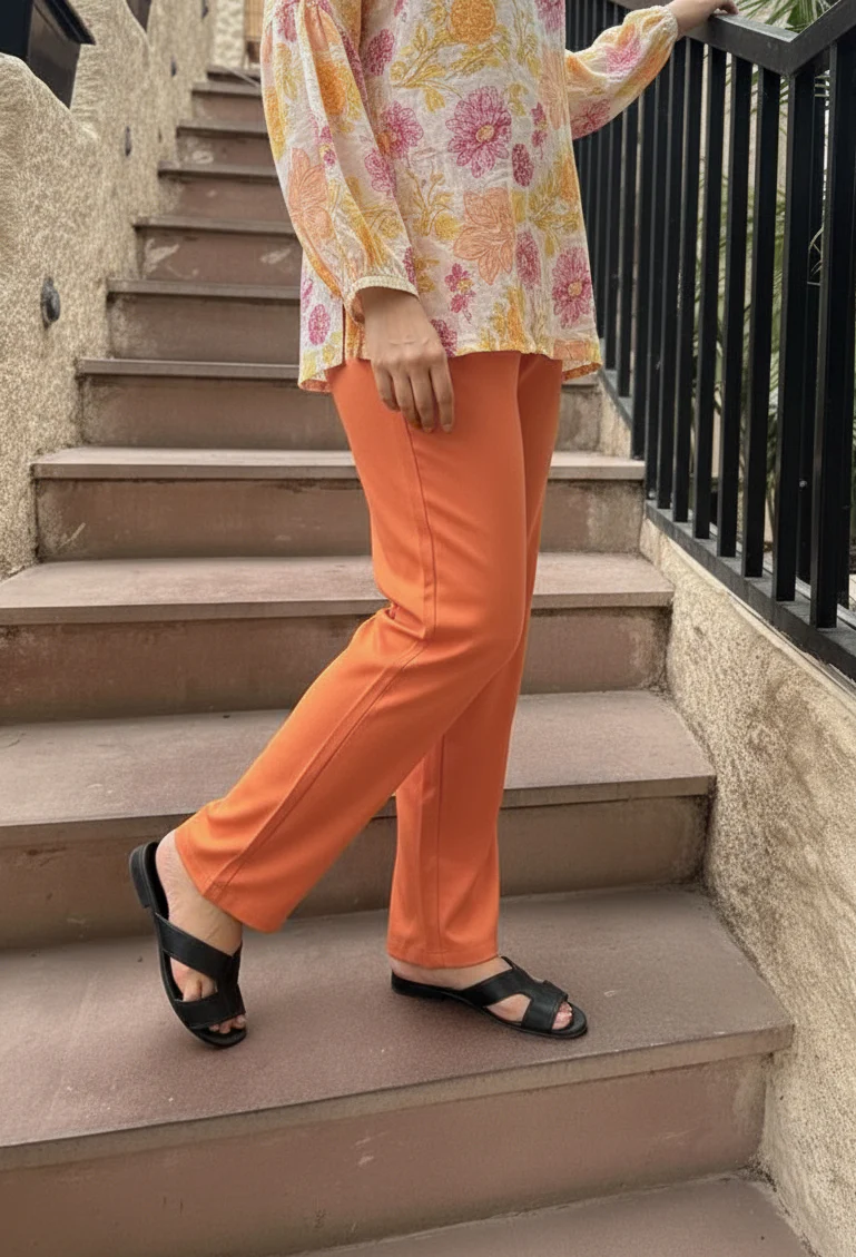 Unstitched Dyed Cambric Trouser Fabric - Image 2