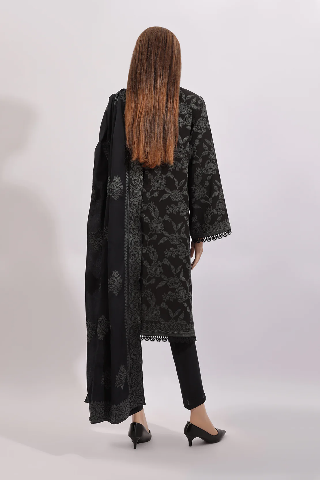 Unstitched Jacquard Cotton 3 Piece - Image 3