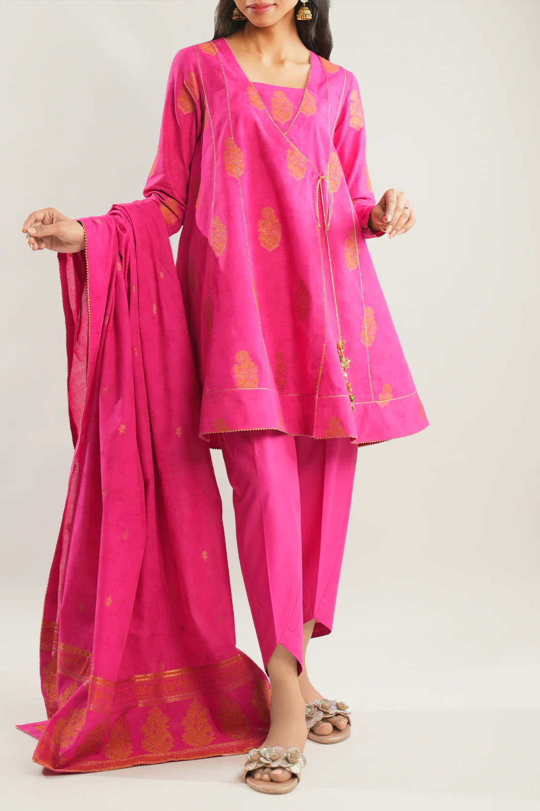 Unstitched Jacquard Cotton 3 Piece - Image 2