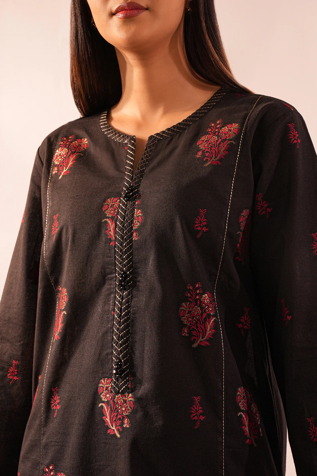 Unstitched Jacquard Cotton 3 Piece - Image 8
