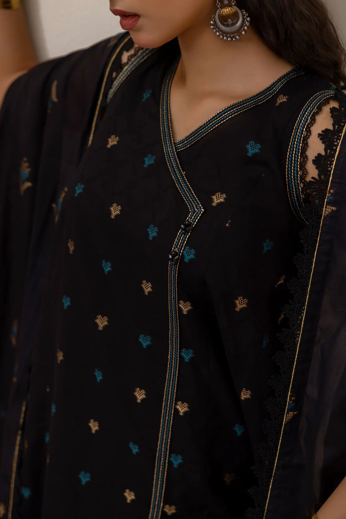 Unstitched Jacquard Cotton 3 Piece - Image 5