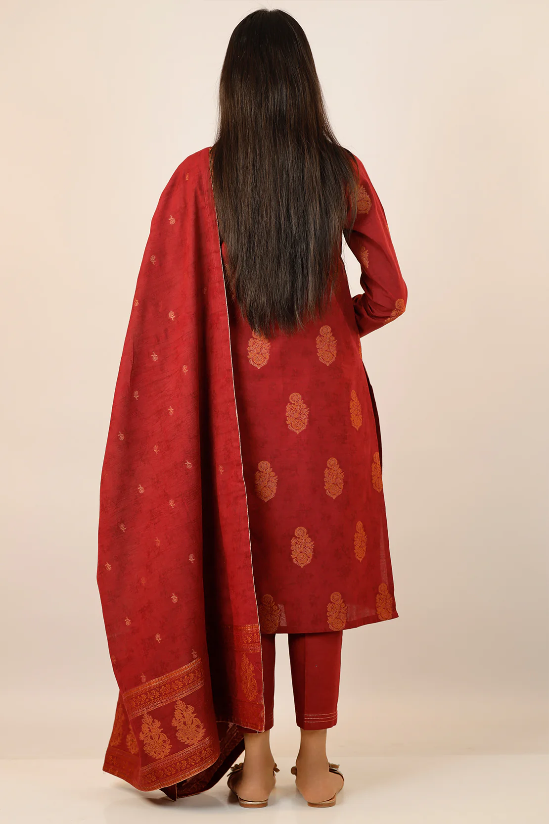Unstitched Jacquard Cotton 3 Piece - Image 4