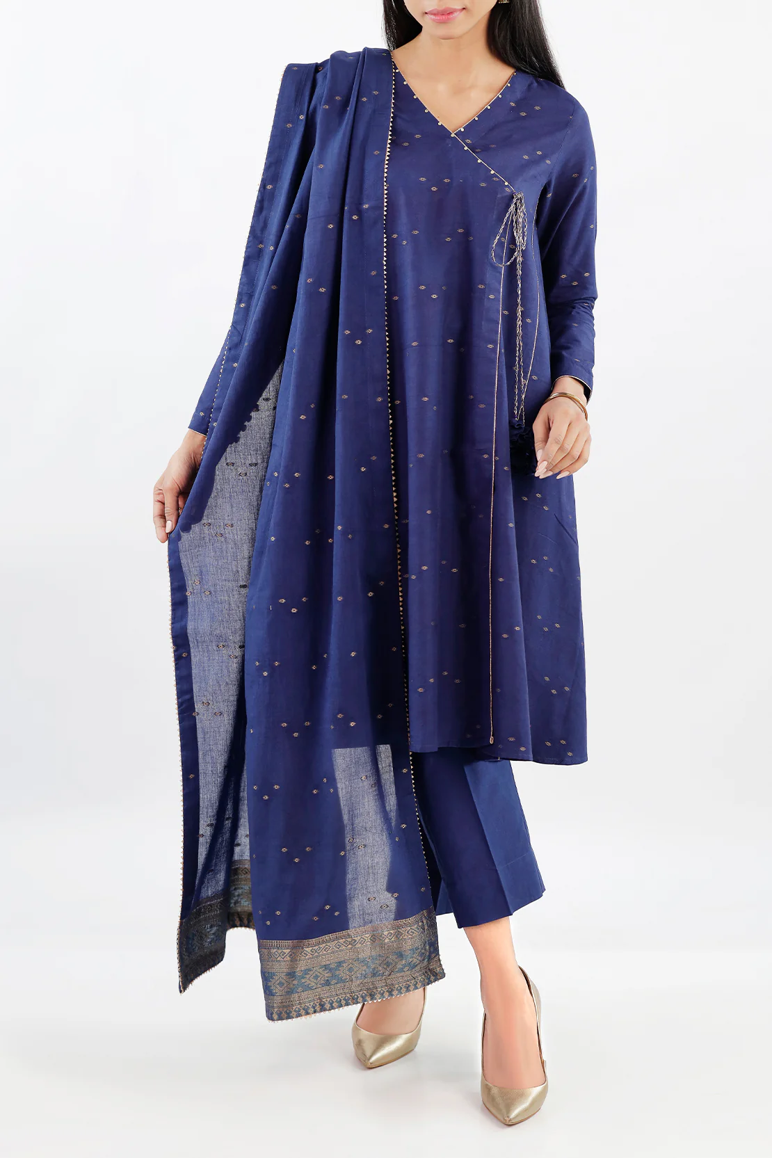 Unstitched Jacquard Cotton 3 Piece - Image 2