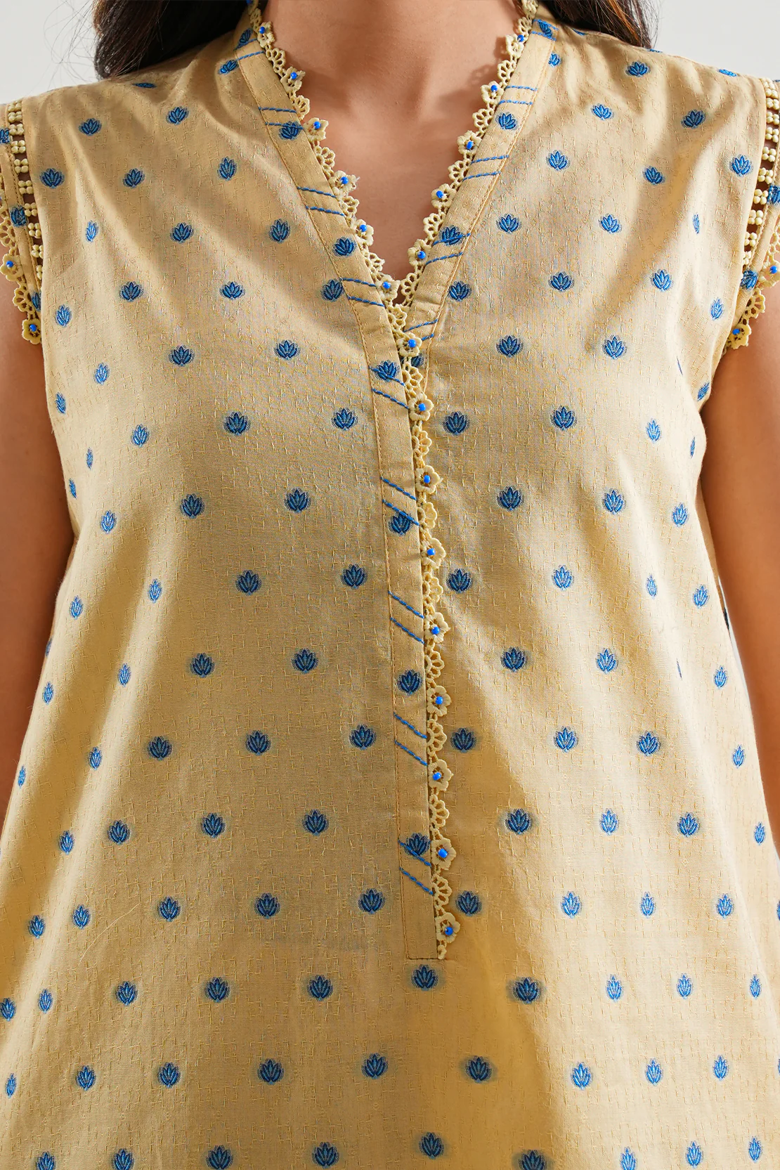 Unstitched Jacquard Cotton 3 Piece - Image 4