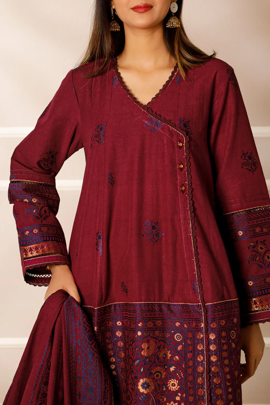 Unstitched Jacquard Cotton 3 Piece - Image 4