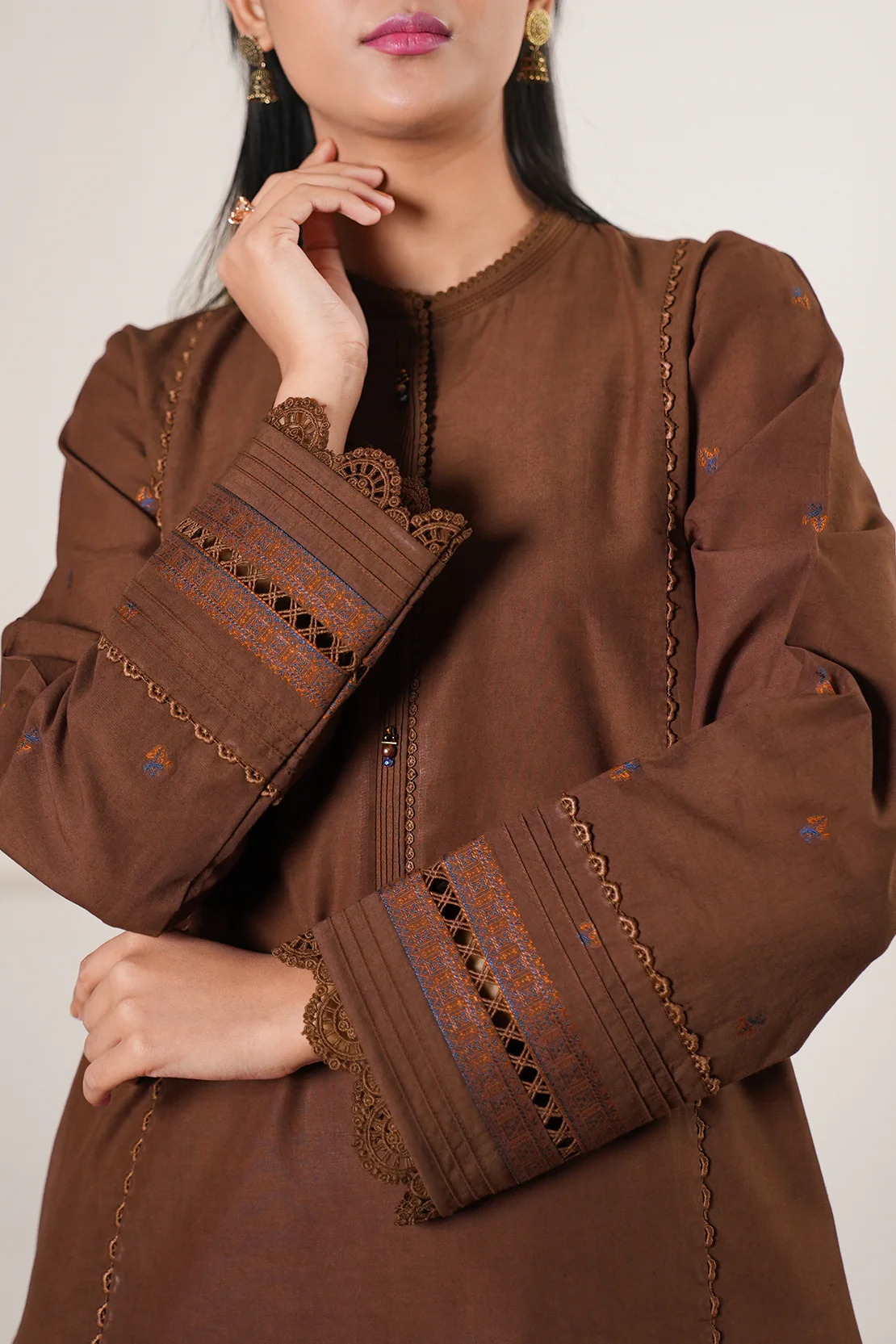 Unstitched Jacquard Cotton 3 Piece - Image 2