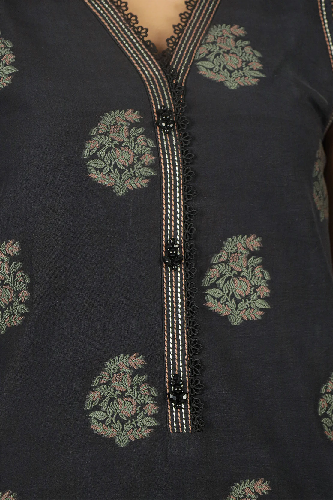 Unstitched Jacquard Cotton 3 Piece - Image 3