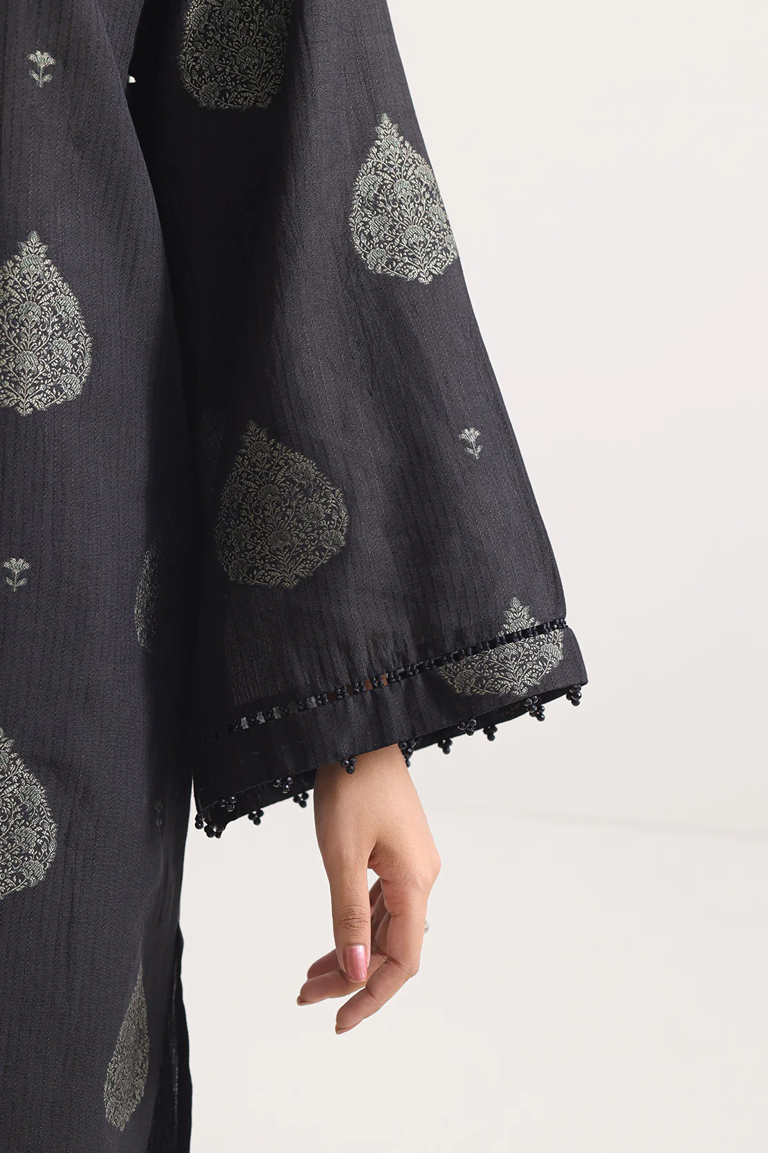 Unstitched Jacquard Cotton 3 Piece - Image 5