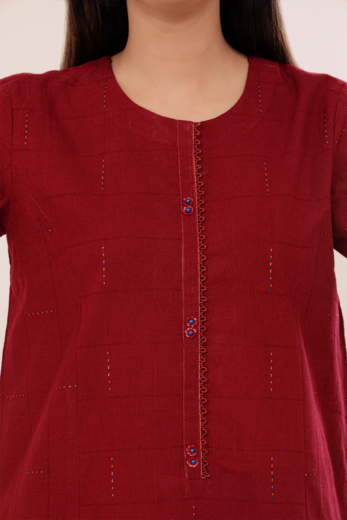 Unstitched Jacquard Cotton 3 Piece - Image 4