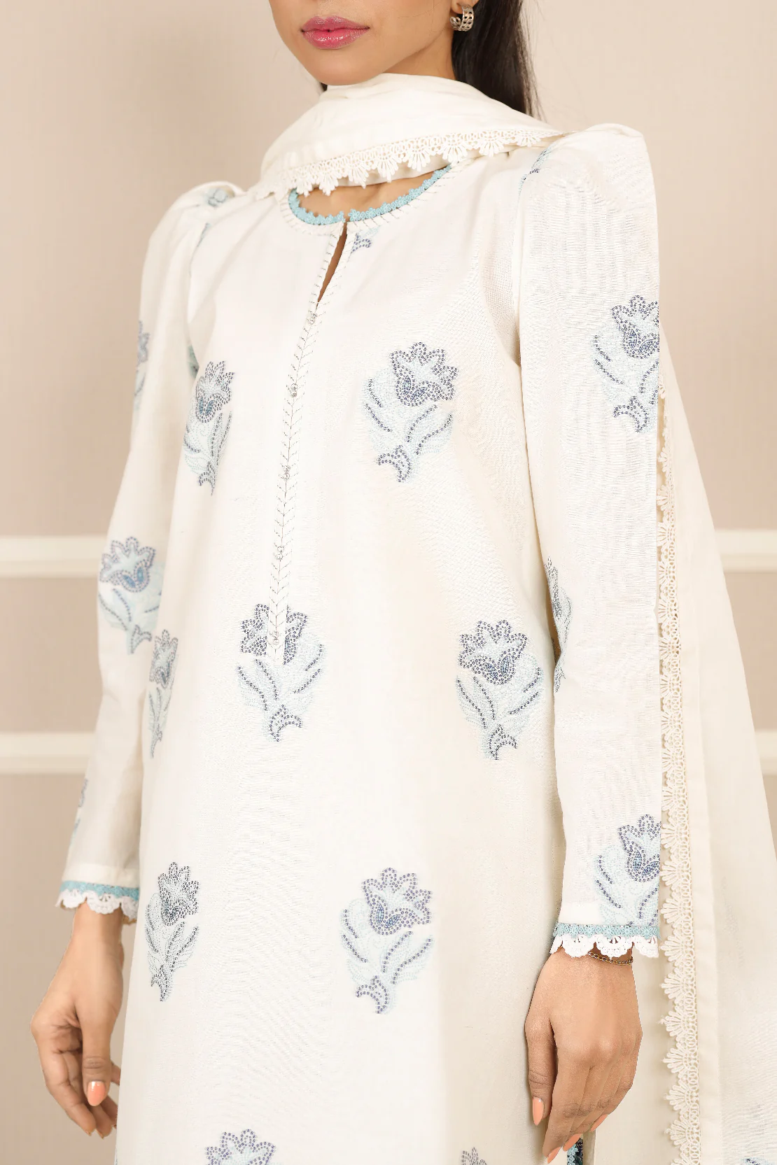 Unstitched Jacquard Cotton 3 Piece - Image 3