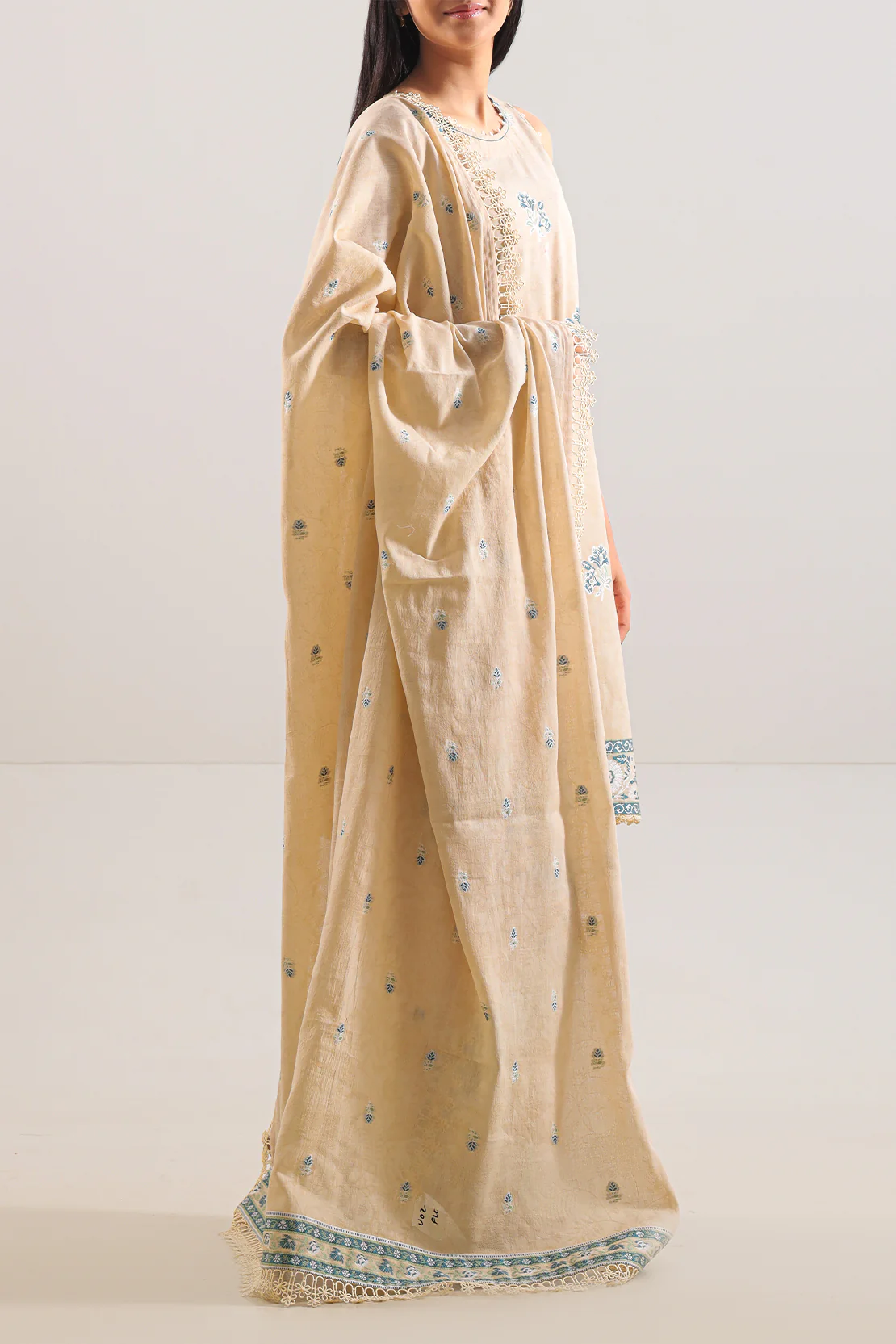 Unstitched Jacquard Cotton 3 Piece - Image 3