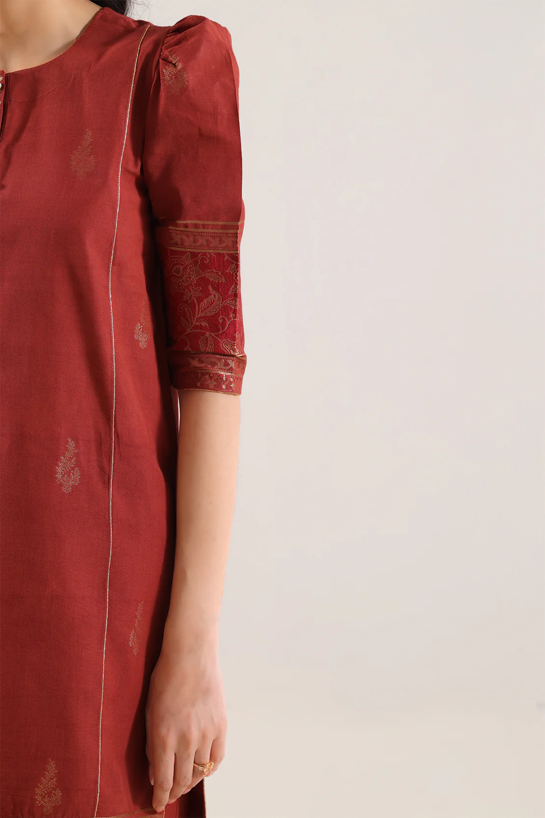 Unstitched Jacquard Cotton 3 Piece - Image 4