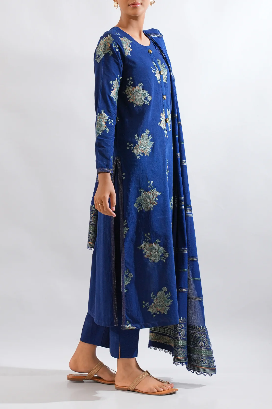 Unstitched Jacquard Cotton 3 Piece - Image 4