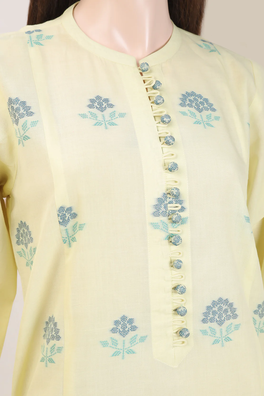 Unstitched Jacquard Cotton Shirt - Image 3