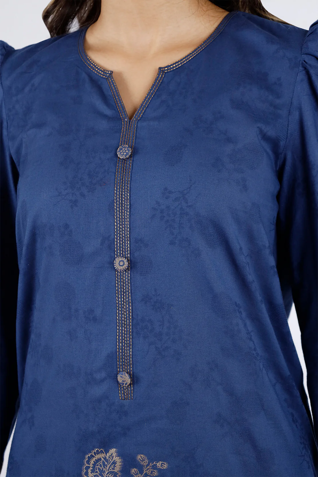 Unstitched Jacquard Cotton Shirt - Image 4