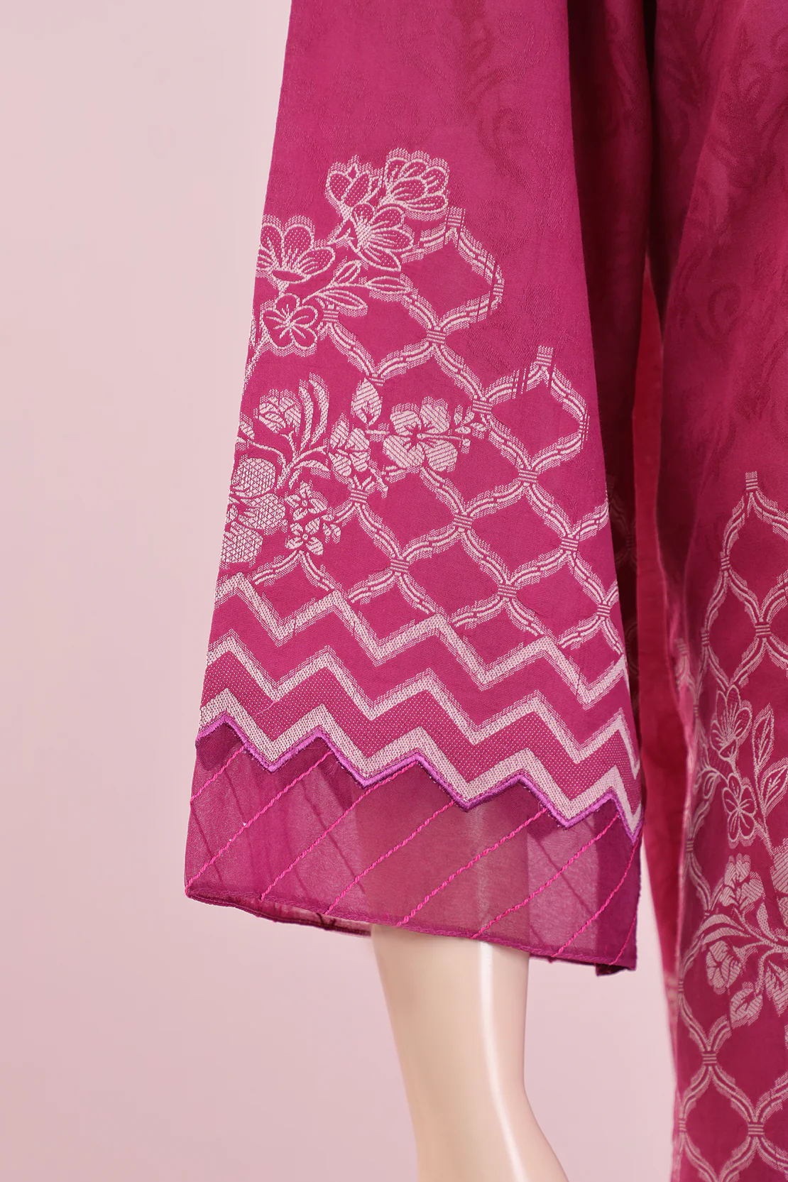 Unstitched Jacquard Cotton Shirt - Image 4