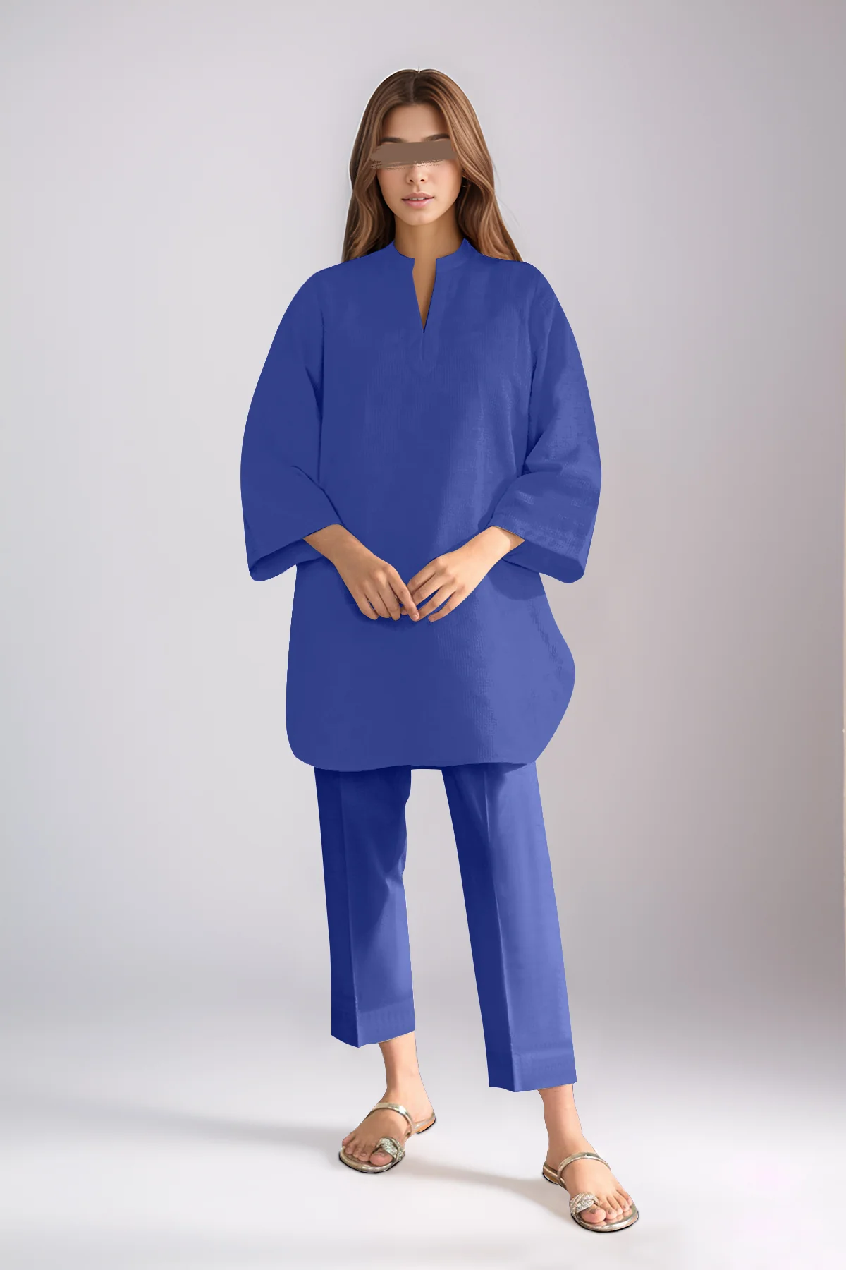 Unstitched Soft Khaddar Dyed Trouser Fabric