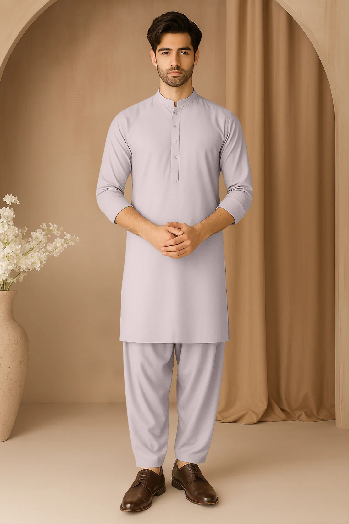 Unstitched Premium Blended Wear Suit - Image 2
