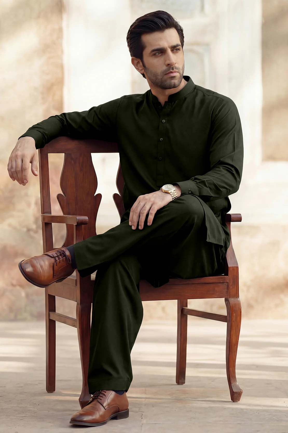 Unstitched Premium Blended Wear Suit - Image 3