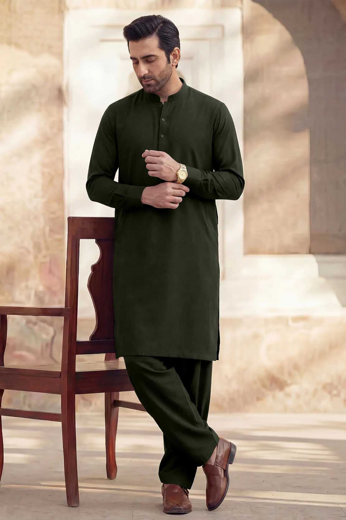 Unstitched Premium Blended Wear Suit - Image 36