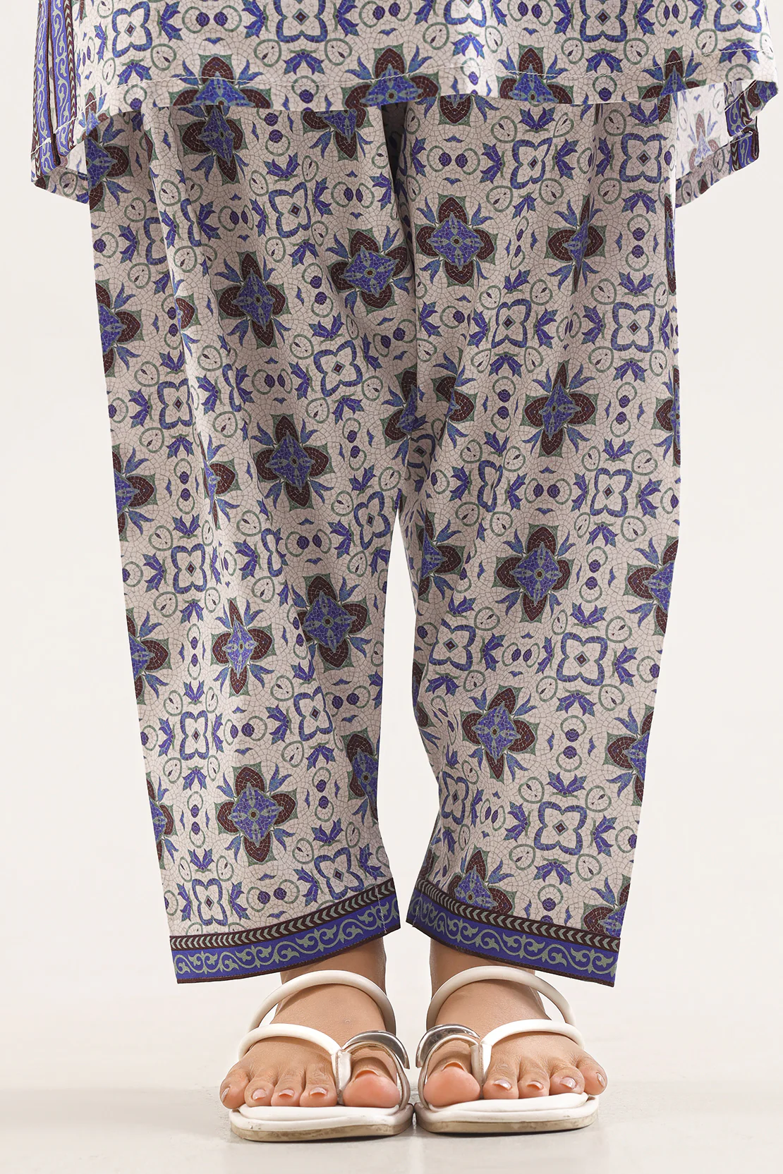 Unstitched Printed Royal Linen 2 Piece (Shirt/Trouser) - Image 6