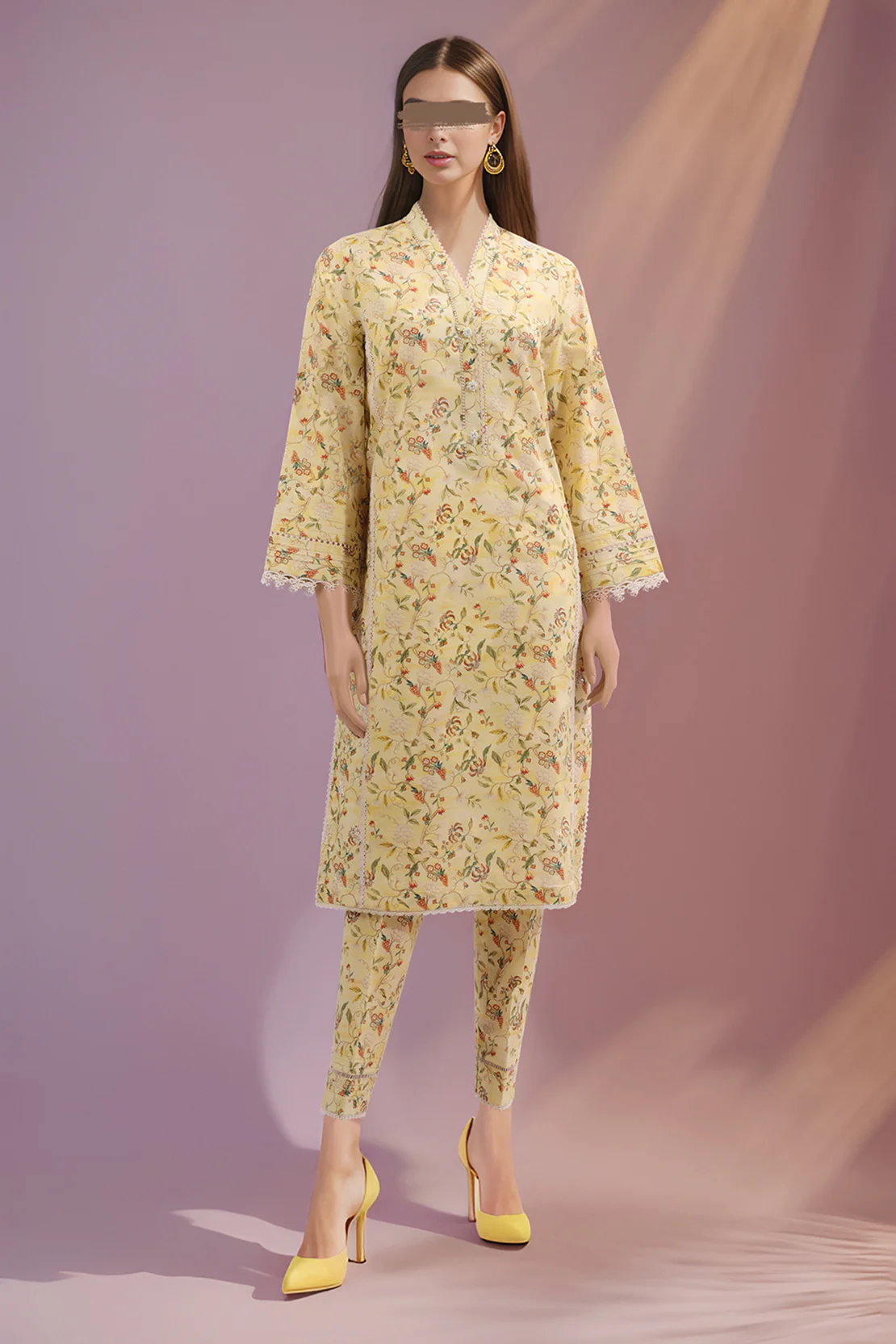 Unstitched Printed Cotton Filament Shirt - Image 2