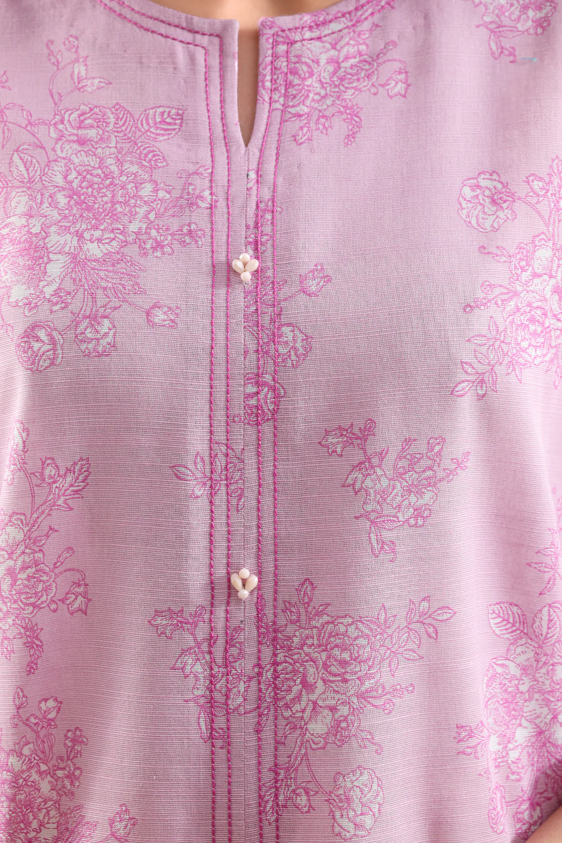 Unstitched Printed Warm Khaddar 3 Piece - Image 4