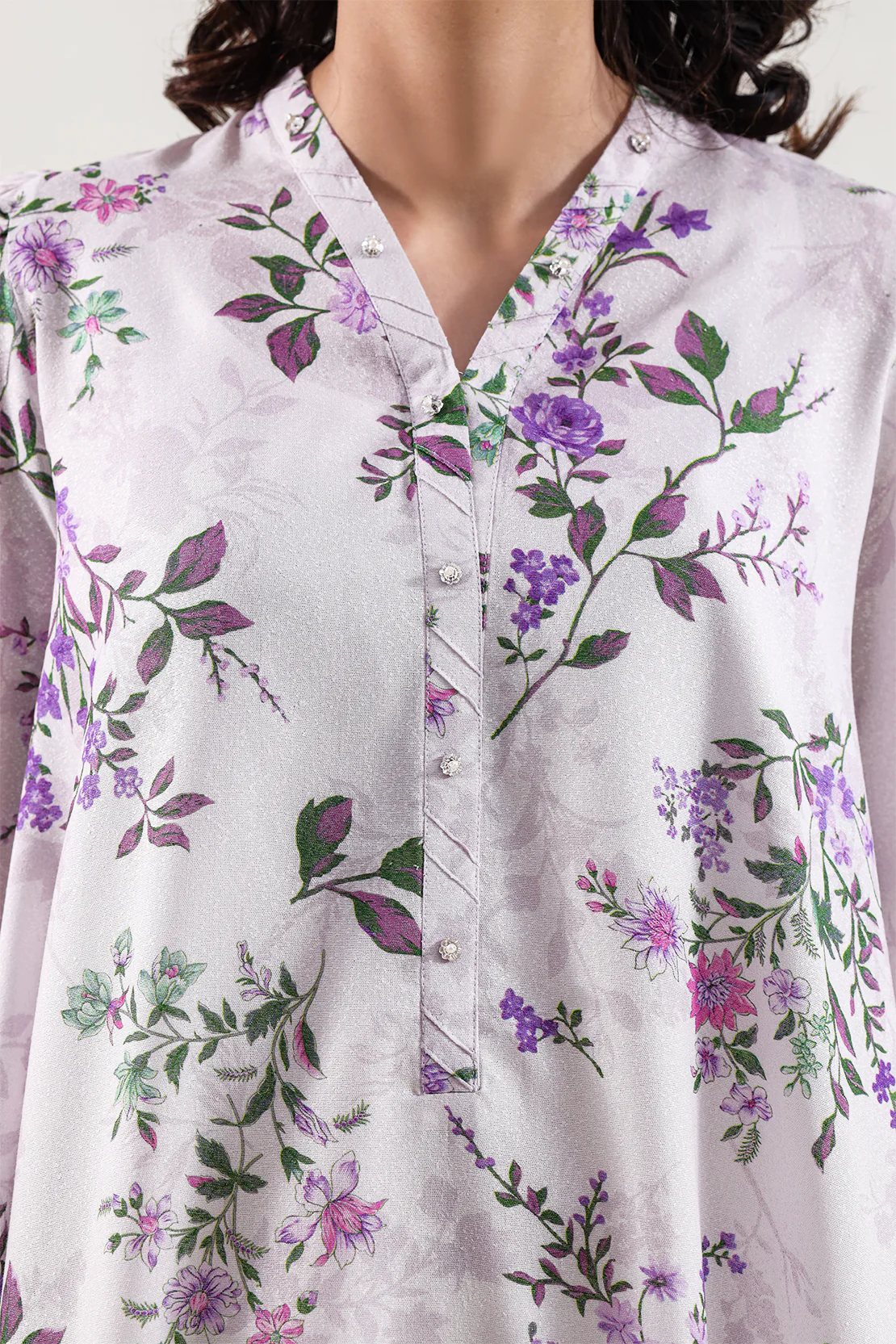 Unstitched Printed Karandi 3 Piece - Image 3