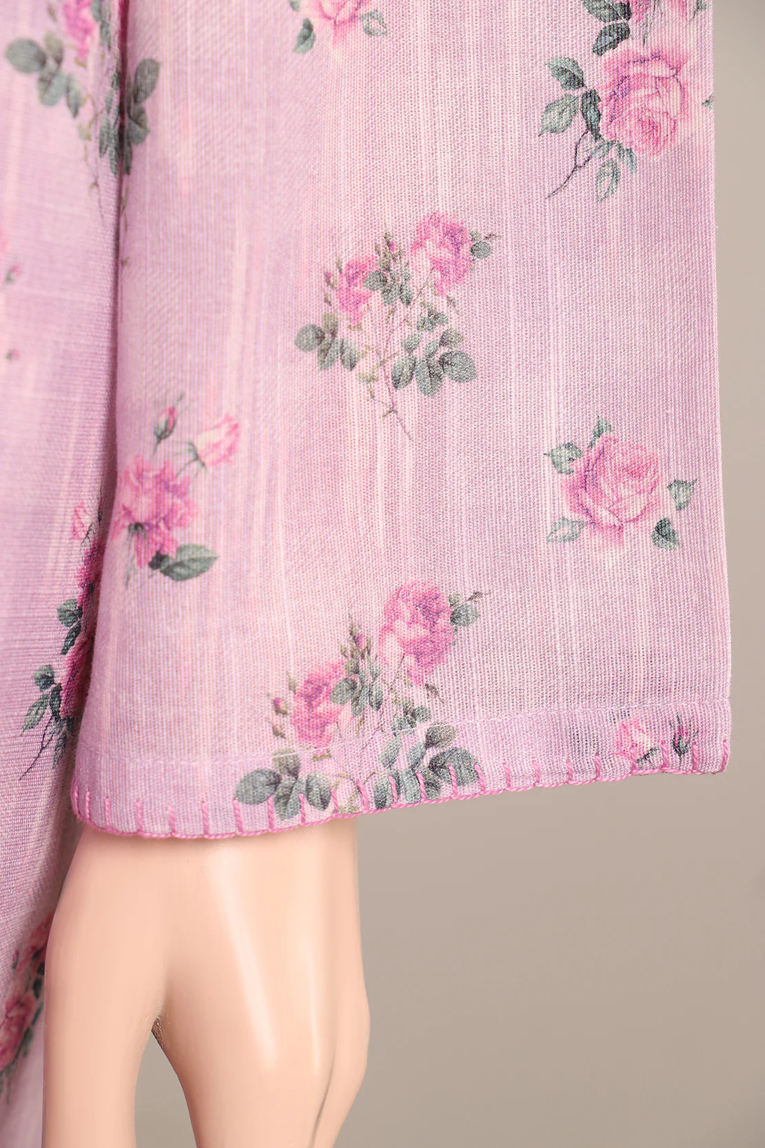 Unstitched Printed Khaddar 2 Piece (Shirt/Trouser) - Image 5
