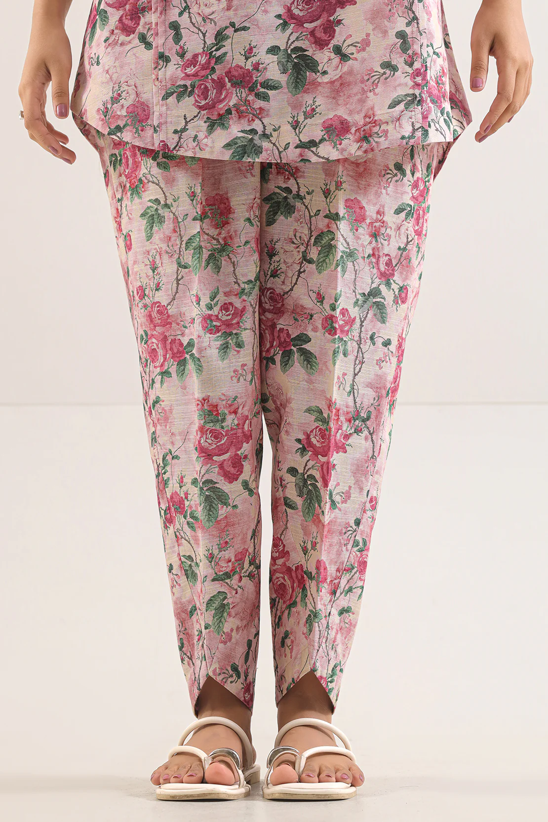 Unstitched Printed Khaddar 2 Piece (Shirt/Trouser) - Image 6