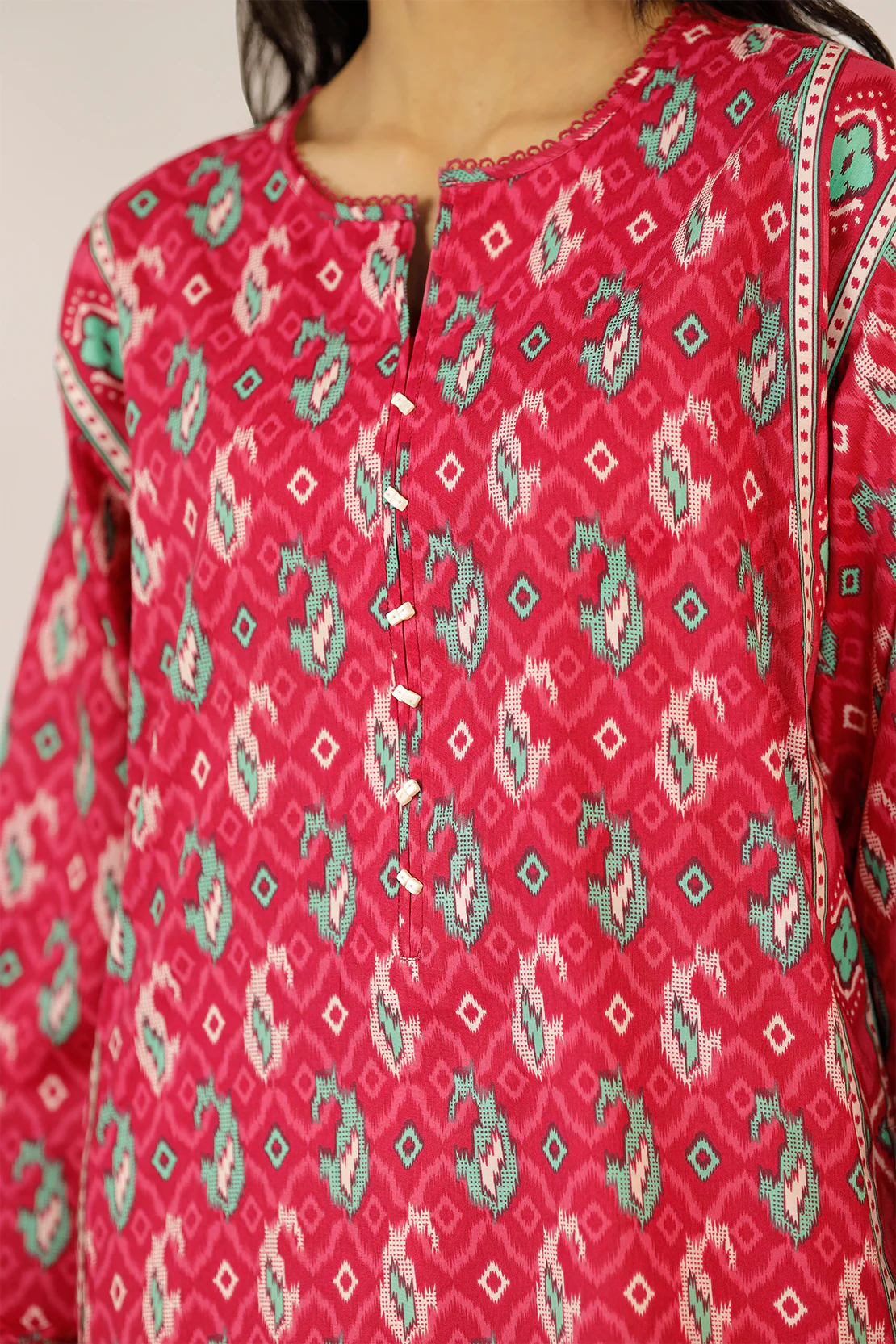 Unstitched Printed Lawn 2 Piece (Shirt/Dupatta) - Image 5