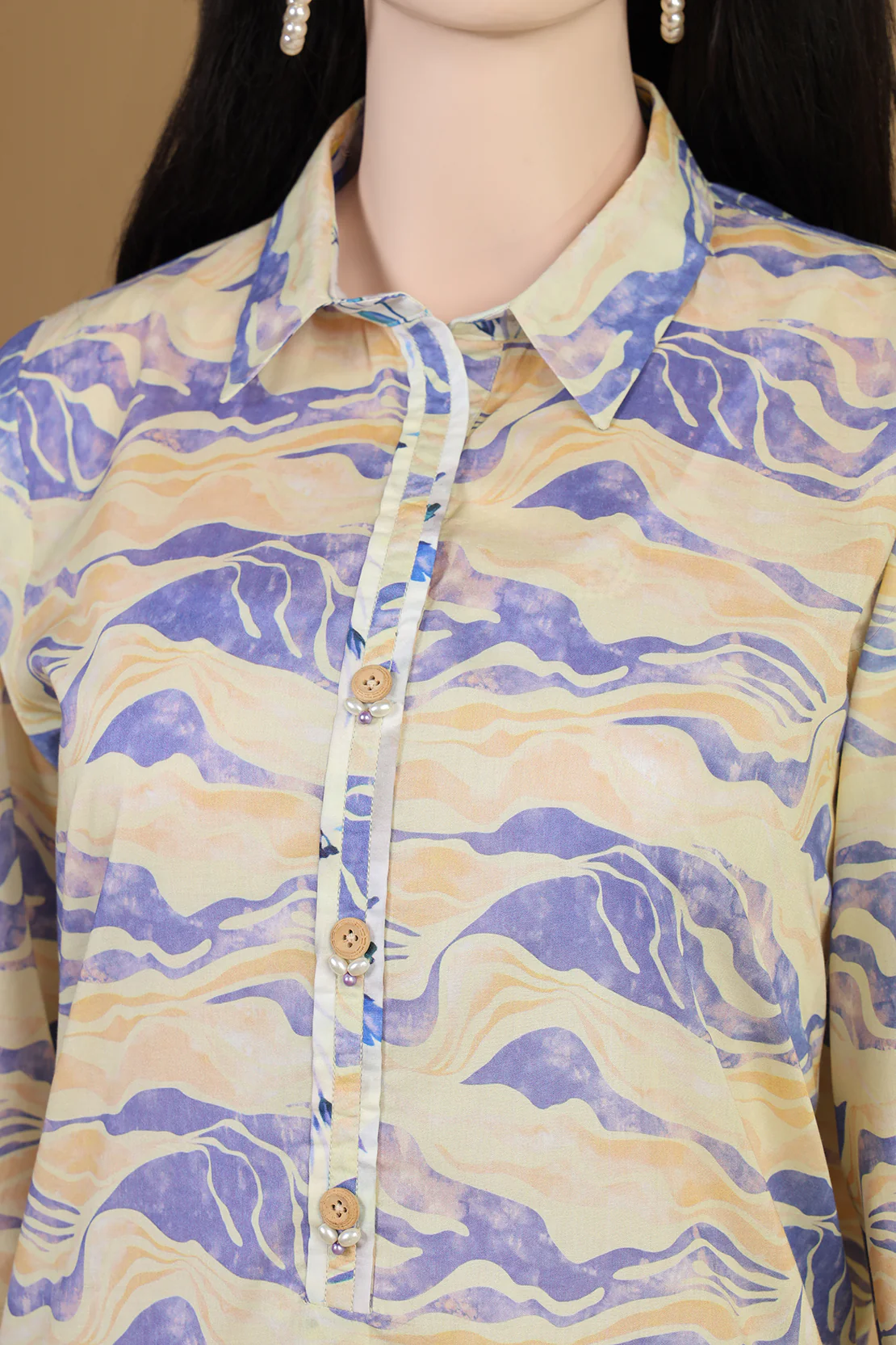 Unstitched Printed Lawn 2 Piece (Shirt/Trouser) - Image 3