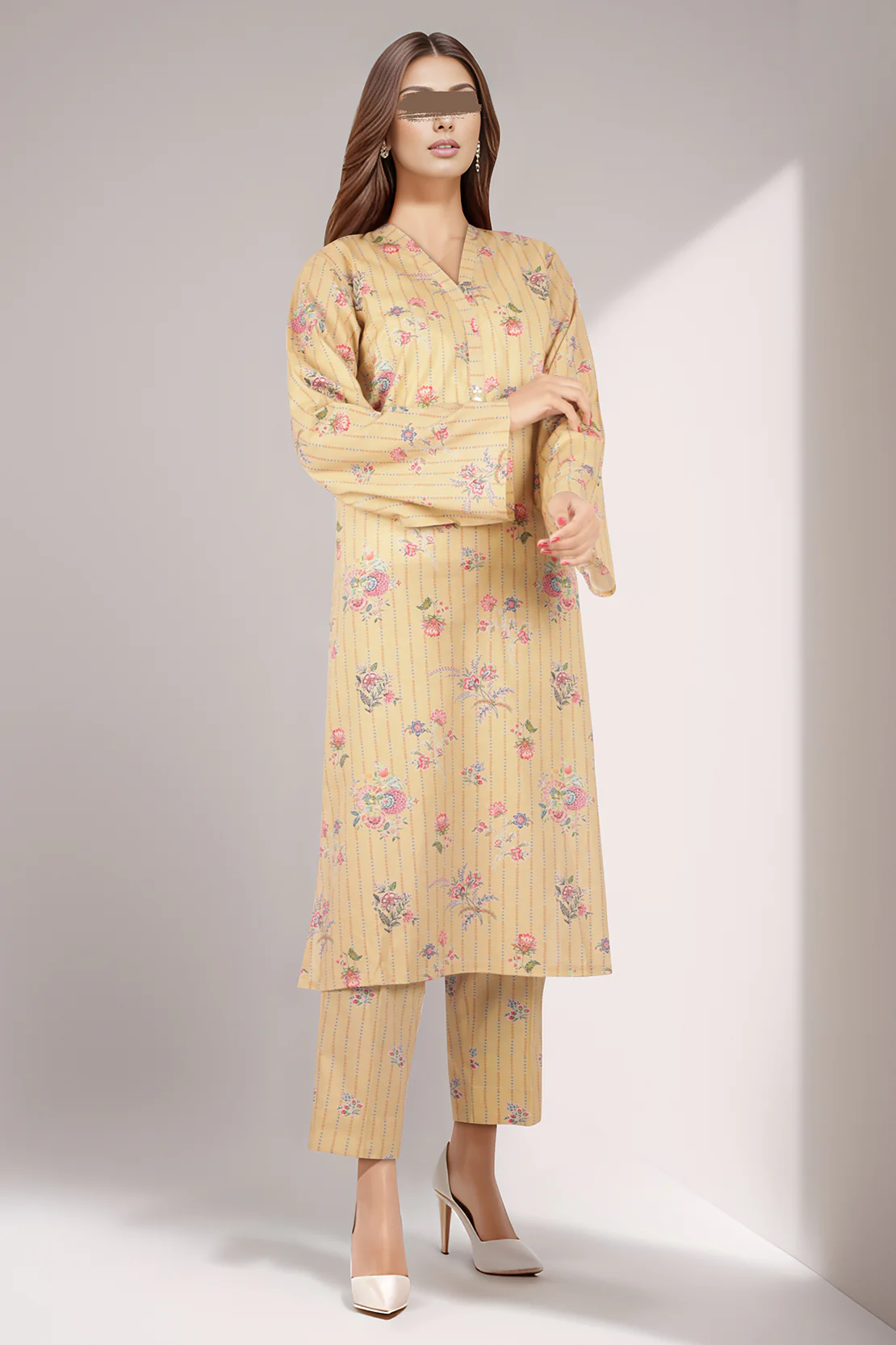 Unstitched Printed Lawn 2 Piece (Shirt/Trouser) - Image 2