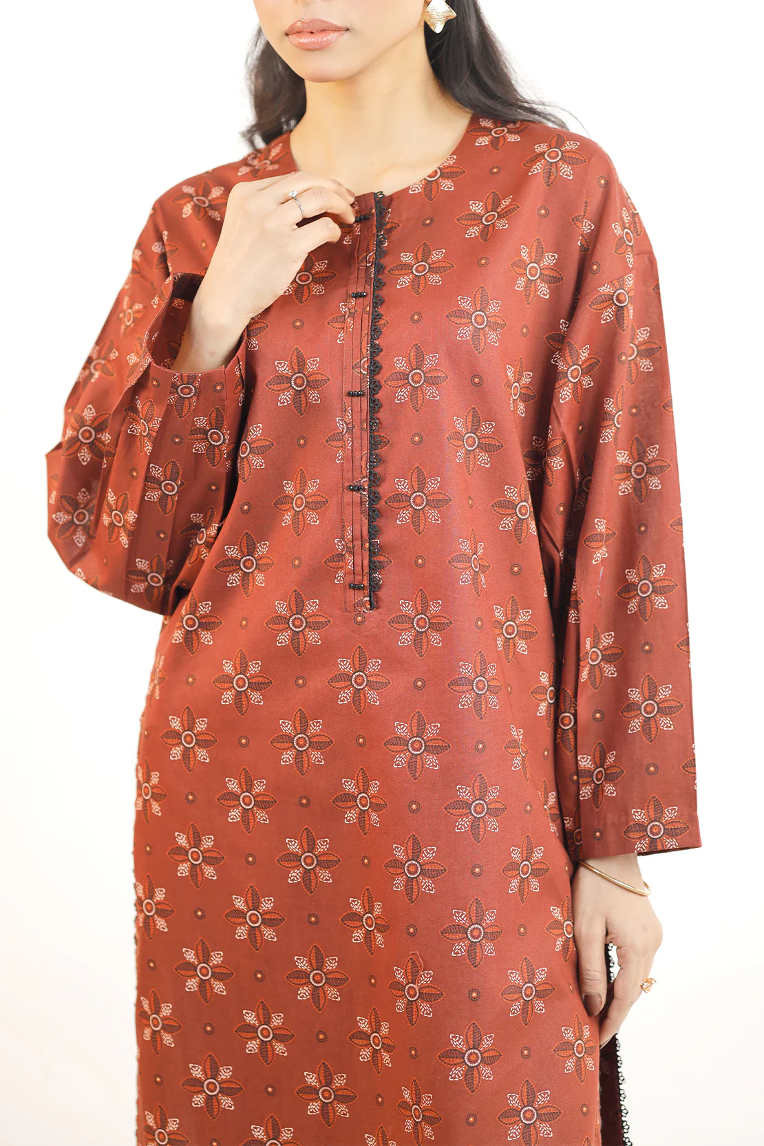 Unstitched Printed Lawn 2 Piece (Shirt/Trouser) - Image 3