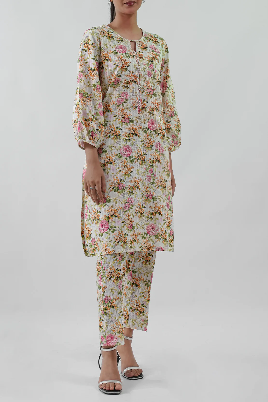 Unstitched Printed Lawn 2 Piece (Shirt/Trouser) - Image 4