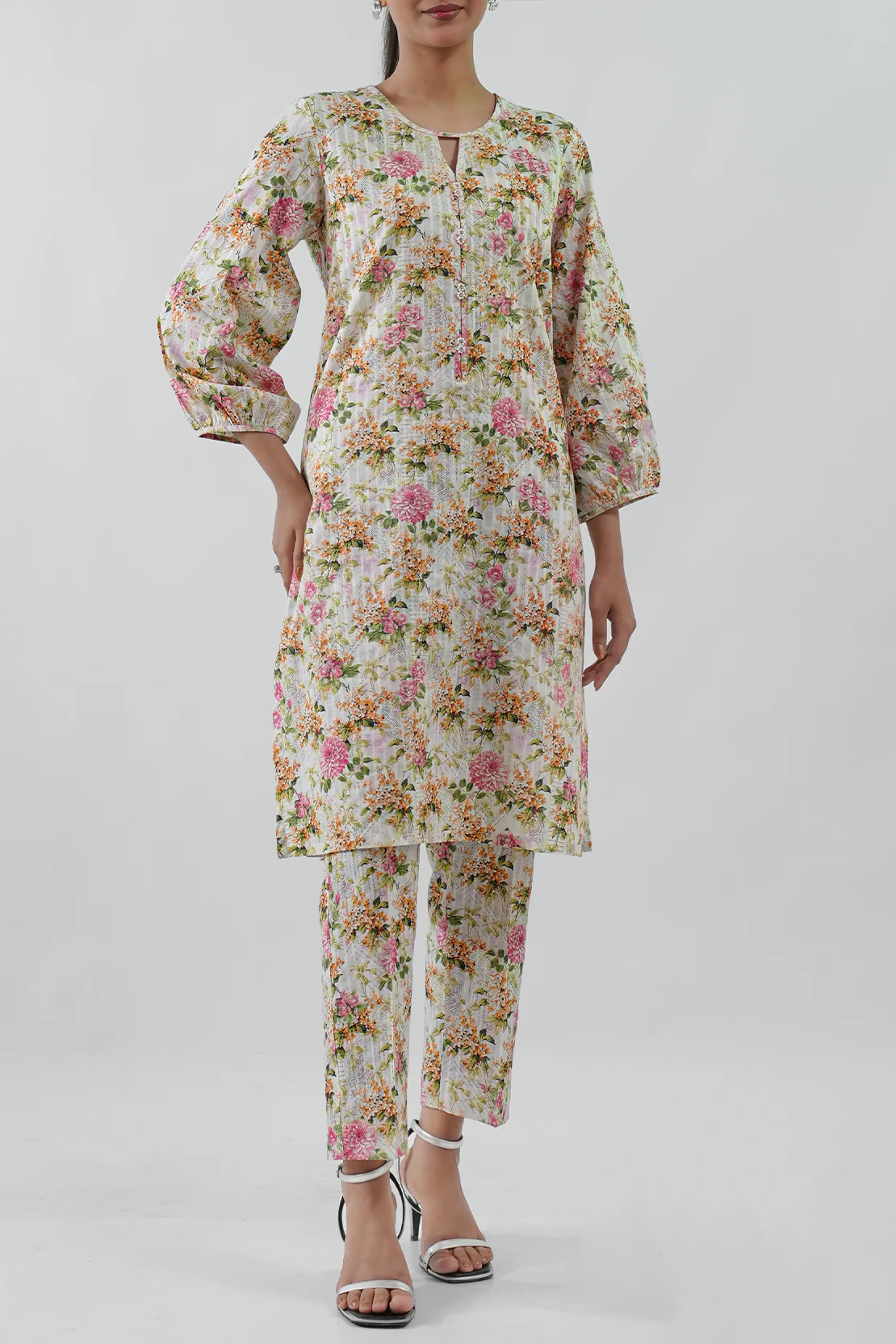 Unstitched Printed Lawn 2 Piece (Shirt/Trouser) - Image 6