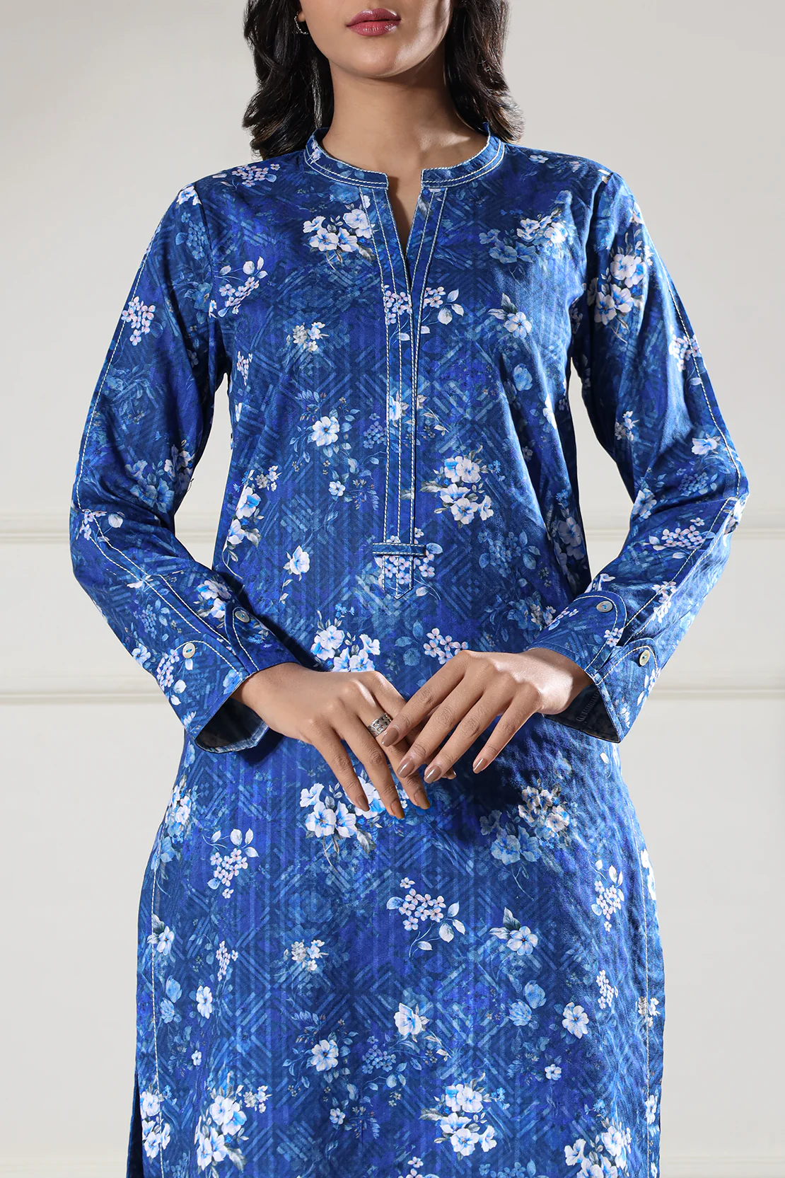 Unstitched Printed Lawn 2 Piece (Shirt/Trouser) - Image 2