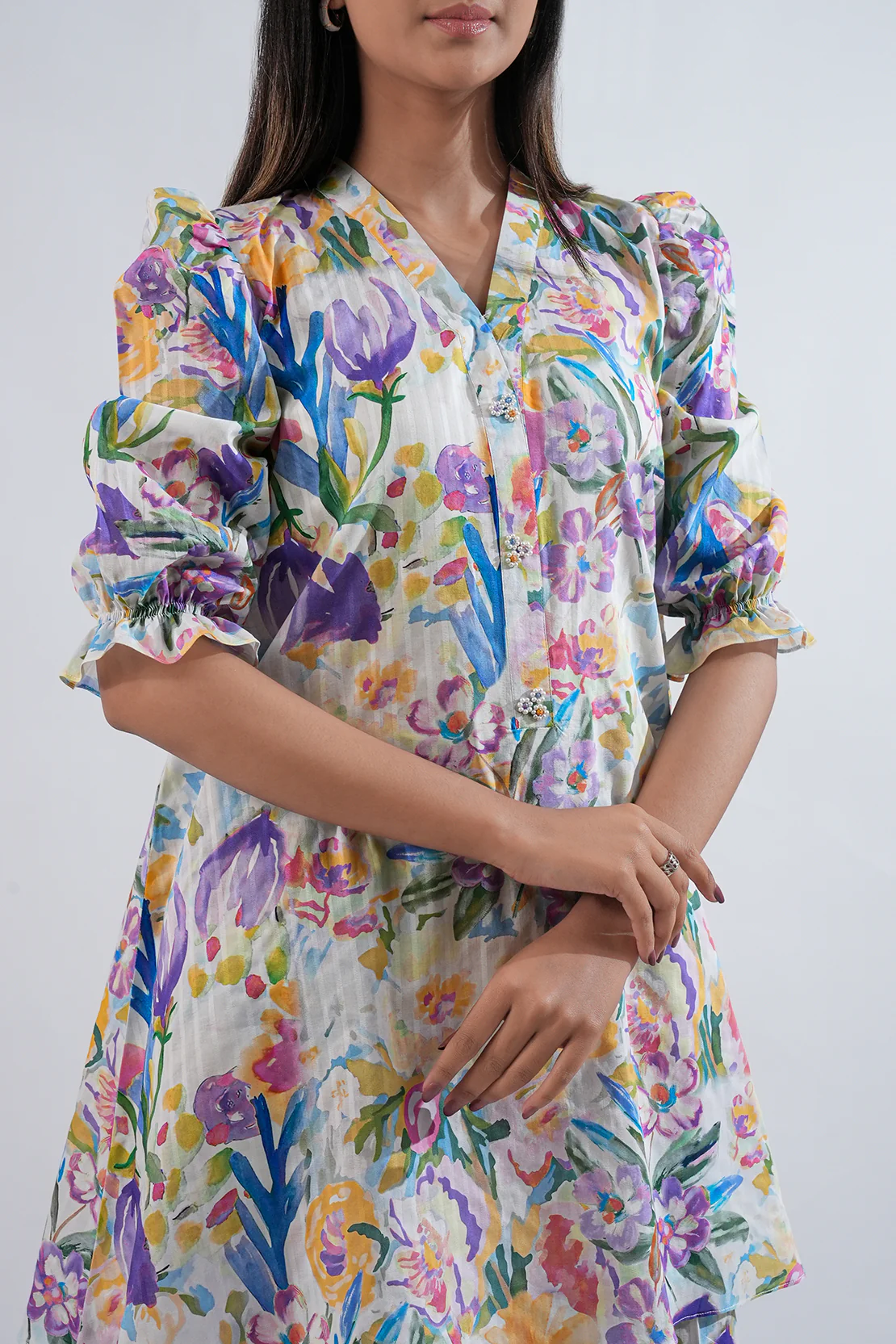 Unstitched Printed Lawn 2 Piece (Shirt/Trouser) - Image 4