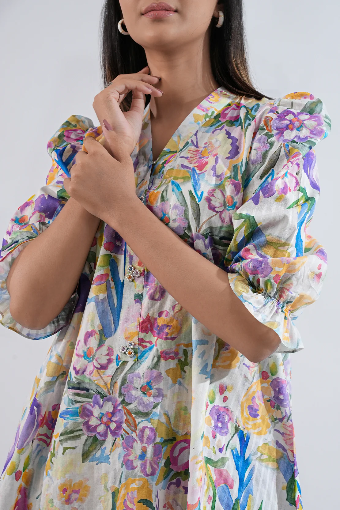Unstitched Printed Lawn 2 Piece (Shirt/Trouser) - Image 5