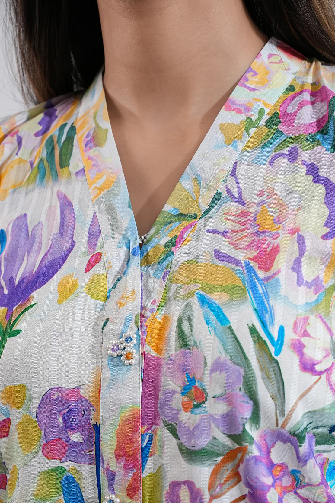 Unstitched Printed Lawn 2 Piece (Shirt/Trouser) - Image 7
