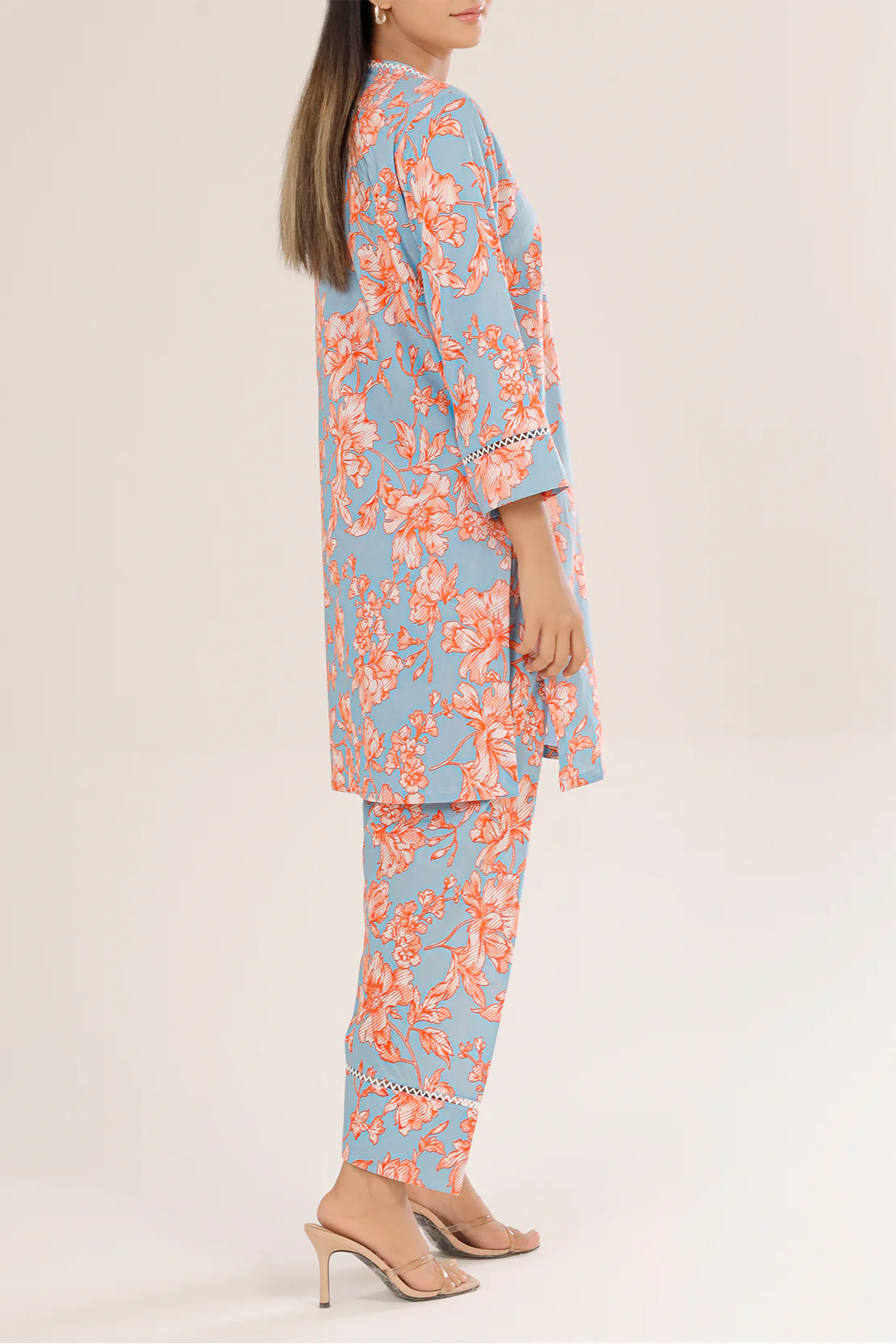 Unstitched Printed Lawn 2 Piece (Shirt/Trouser) - Image 2