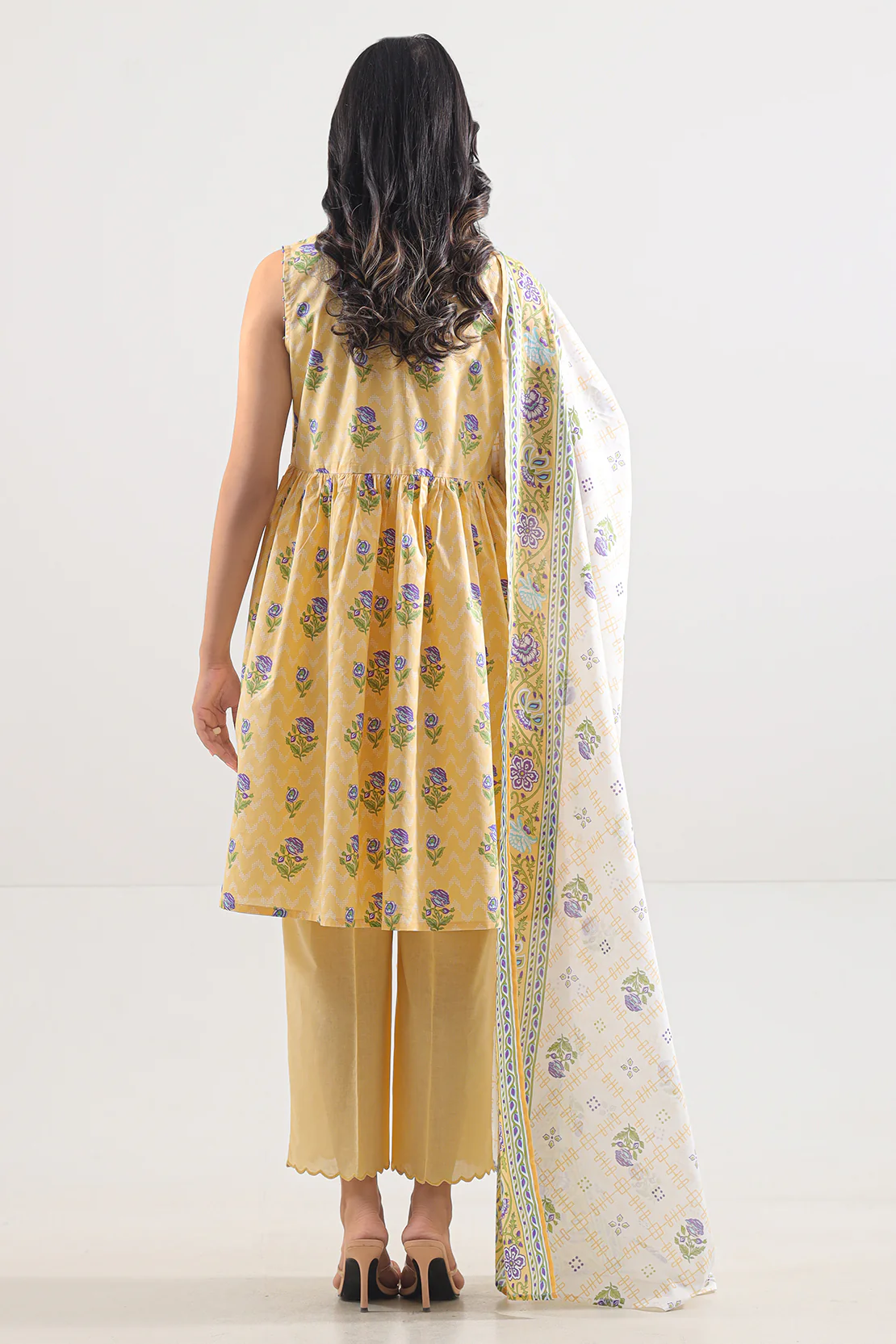 Unstitched Printed Lawn 2 Piece (Shirt/Trouser) - Image 6